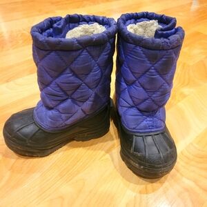 Crater Ridge Toddler Girl Winter Snow Boots Purple Size 6